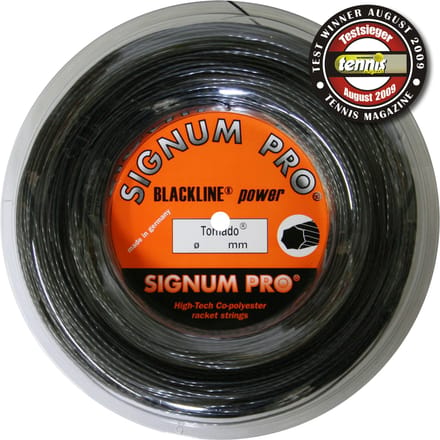 Signum Pro Tornado Rol Snaren 200m-Zwart