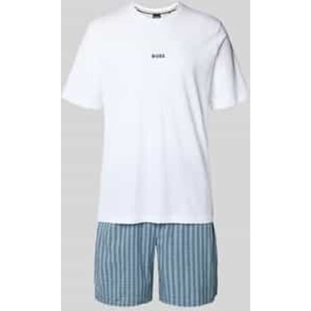 regular fit pyjama van katoenmix model 'CHRIS PATTERN S SET'