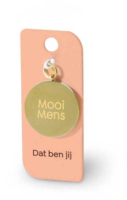 Gouden Charm - Mooi mens