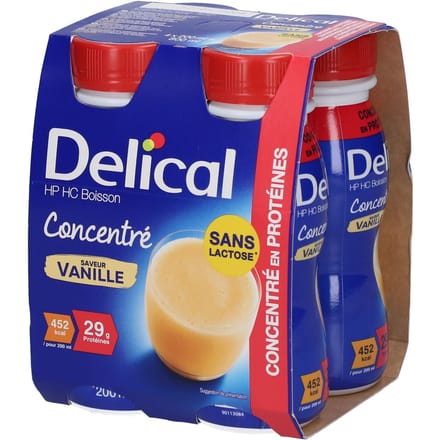 Delical Concentré Vanille 4x200 Drinkbare oplossing