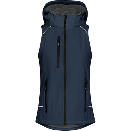 Dames softshell hoodie gilet Promodoro