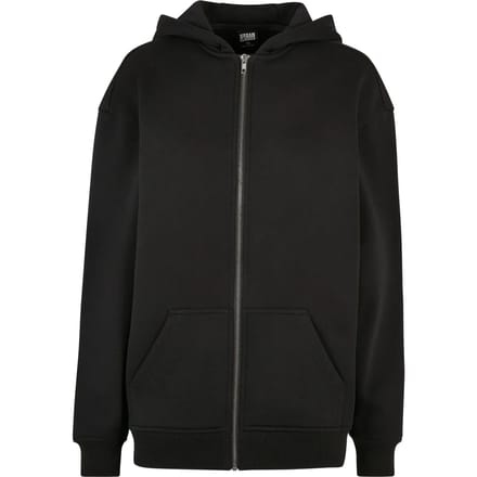 Sweatshirt damescapuchon met oversized rits Urban Classics