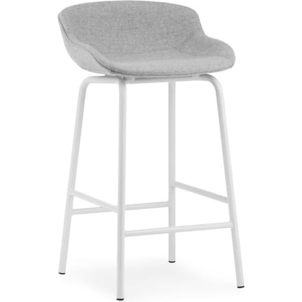 Normann Copenhagen Hyg Barkruk 65cm volledig gestoffeerd - wit