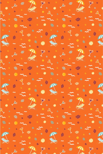 Decopatch papier Beachparty