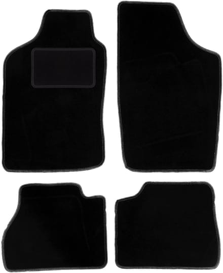 Zwarte veloursmatten voor: Nissan Micra K10 hatchback (1983-1991)
