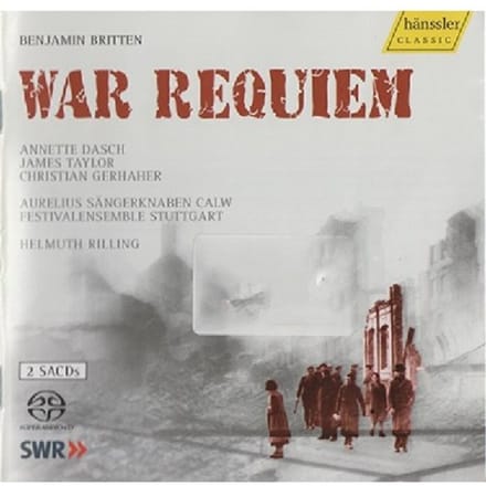 Annette Dasch, James Taylor, Christian Gerhaher, Festivalensemble Stuttgart, Helmuth Rilling - Britten: War Requiem (2 CD)