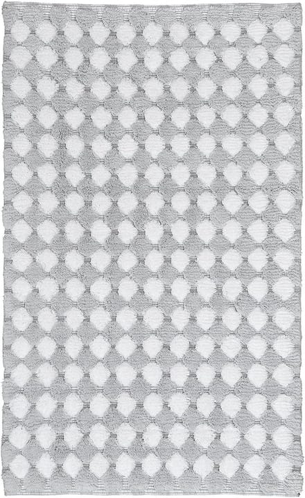 Omgoods - Badmat Merida in Zilvergrijs, 70 x 120 cm