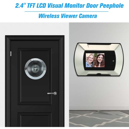 2,4  TFT LCD visuele monitor deur kijkgaatje draadloze kijkcamera digitale elektrische kijkgaatje deurbel