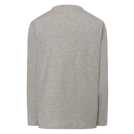 JHK Heren Melange Normaal T-Shirt (Grijze Melange)