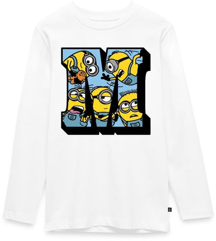 Minions College Brief Premium T-Shirt Tiener Lang