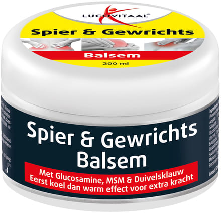 3x Lucovitaal Spier & Gewrichtsbalsem 200 ml