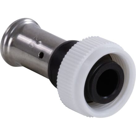 Henco perskoppeling met wartel en euroconus aansluiting 16x3/4"