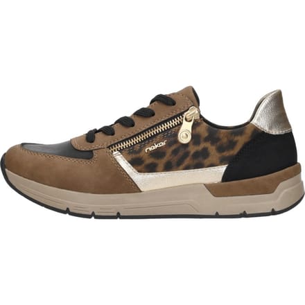 Rieker - Sneakers Laag Middel Bruin Middelbruin 38