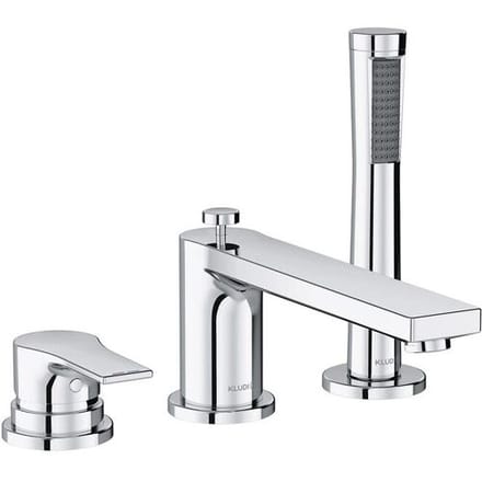 Kludi ZENTA SL 3-hole single lever bath and shower mixer 484480565