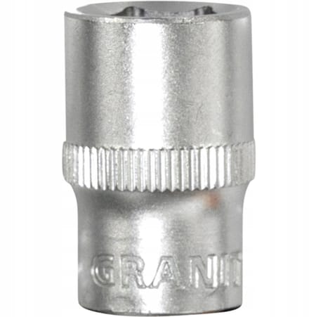 Granit 1/4" dopsleutel 13 mm, korte versie