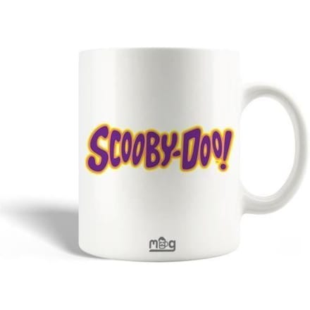 Mug - Scooby Doo - Jaune Violet - Céramique - 30cl - Compatible lave-vaisselle