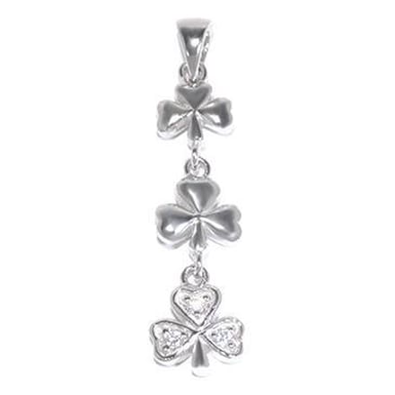 Blinx Jewels Zilveren Hanger Klavertjes