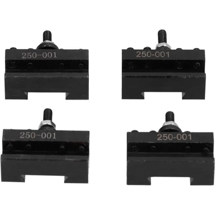 4 pièces Support d'outil pour tournage, surfaçage, alésage, piston, cale, quincaillerie, acier rapide 250‑001