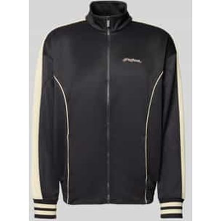 Oversized sweatjack met logostitching, model 'Weldon'