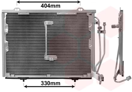 Van Wezel - LUCHTCONDENSATOR VOOR MERCEDES BENZ C-CLASS W202 1993-2000 2028300770