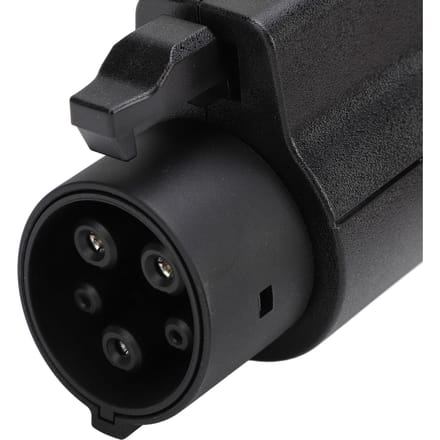 EV Laadadapter   15A Hoge Vermogen Puur Koper EV Laadstation Stekkeradapter voor J1772 Type black