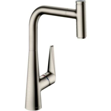 Hansgrohe Talis Select M51 single lever kitchen mixer 300, pull-out spout, 1jet 72821000