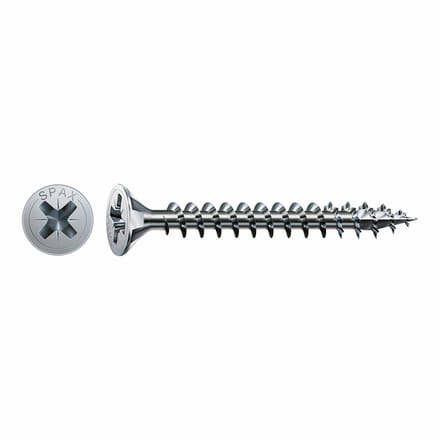 Schroefdoos SPAX Houten schroef Platte kop (3,5 x 30 mm)