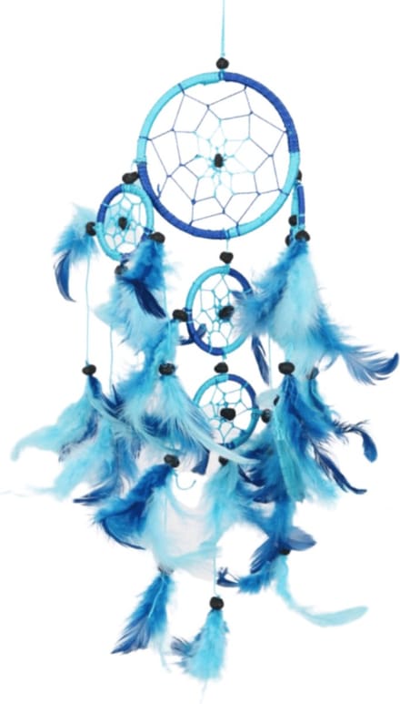 Dromenvanger 9cm blauw-turquoise