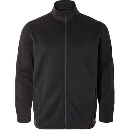 LIVERGY Heren fleecevest - Plus size (Zwart, XXL)
