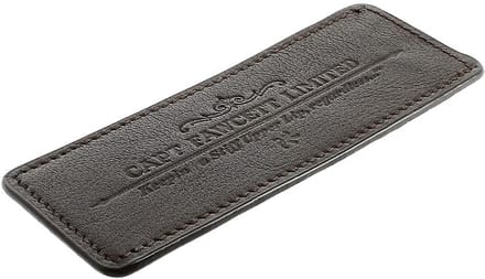 Leren Etui - Etui Baardkam - Baard Styling - Handgemaakt Leer - 2.49 x 4.46 cm