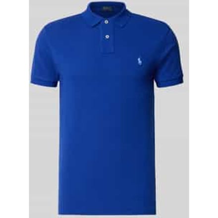 slim fit poloshirt van puur katoen