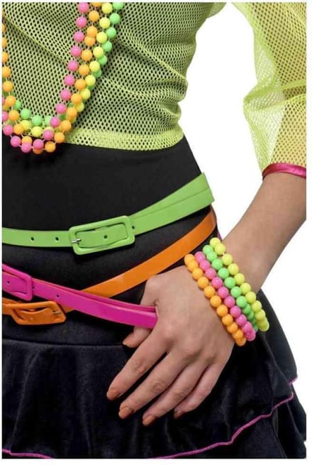 Neon kralen armbanden