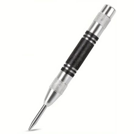 DW4Trading Automatische Centerpons Centerpunt L=130mm Ø13mm - RVS