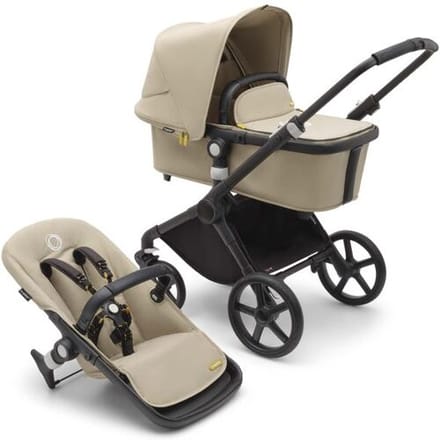 Bugaboo Fox Cub - All-terrain Kinderwagen met Wieg en Stoel, Inklapbaar en Zelfstaand, Desert Beige
