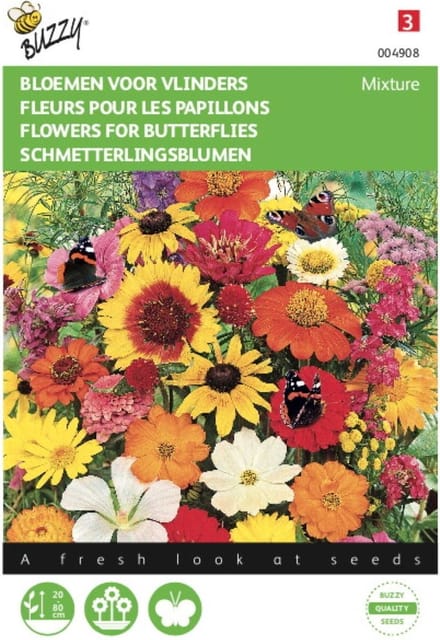 2 stuks - Buzzy - Mengsel Voor Vlinders