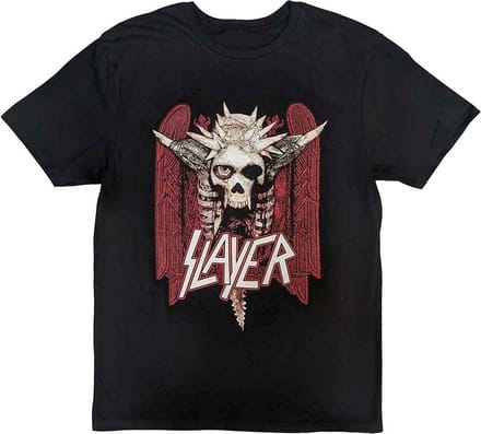 Slayer - Nailed Red Heren T-shirt - S - Zwart
