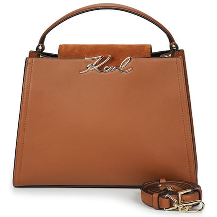 Handtas Karl Lagerfeld K/SIGNATURE MD TOP HANDLE SUED