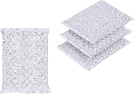 Benson Slijtvaste schuurspons set - grijs - 4 stuks