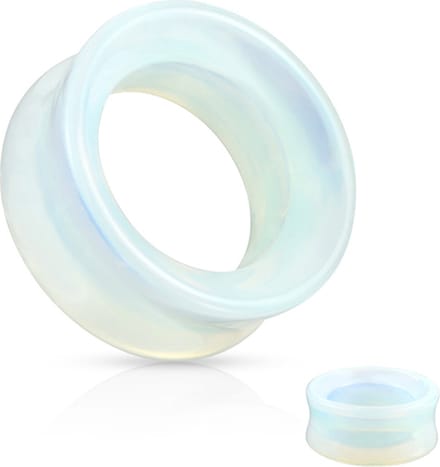14 mm Double-flared tunnel opalite - LMPiercings