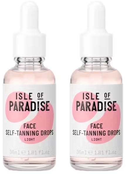 Isle of Paradise - 2 Flesjes - Light Self Tanning Drops Face 30 ml
