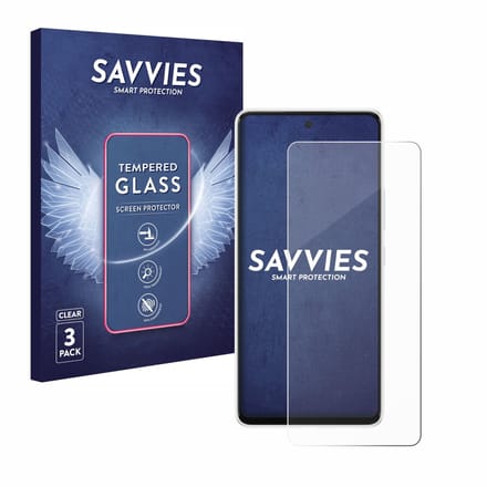 Savvies - Glas Screenprotector voor Samsung Galaxy A53 5G - Gehard Beschermglas 9H 3 Stuks