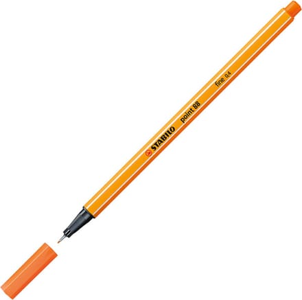 STABILO point 88 - Fineliner 0,4 mm Donkeroranje - per stuk