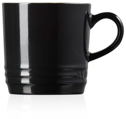 Le Creuset aardewerk cappuccino mok | 200 ml | zwart