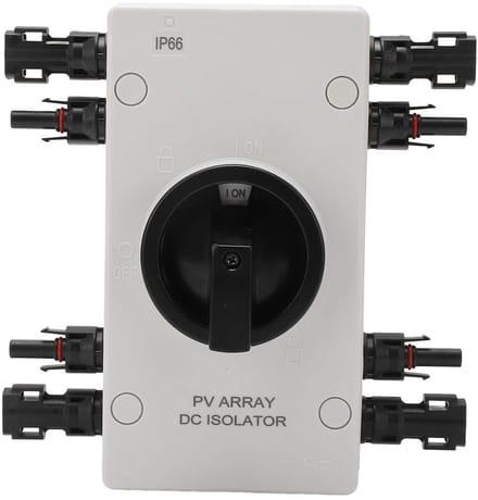 Dailygoods - Solar Disconnect Switch - Fotovoltaïsche Isolator - Waterdicht - DC 1000V 32A - Off Grid Systemen - Voor RV en Boot