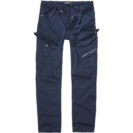 Brandit - Adven Slim Fit Cargobroek - L - Donkerblauw