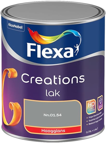 Flexa - Creations Lak Hoogglans - Nn.01.54 - Mengverf - 750 Ml