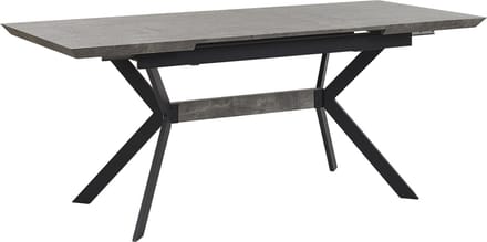 BENSON - Uitschuifbare eettafel - Lichtgrijs - 80 x 140/180 cm - MDF