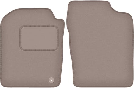 Beige voormatten voor: Daihatsu Cuore VII L276 hatchback (2007-)