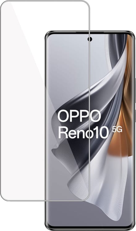 Screenprotector geschikt voor OPPO Reno 10 / 10 Pro Screenprotector – Gehard Glas - Proteqt+