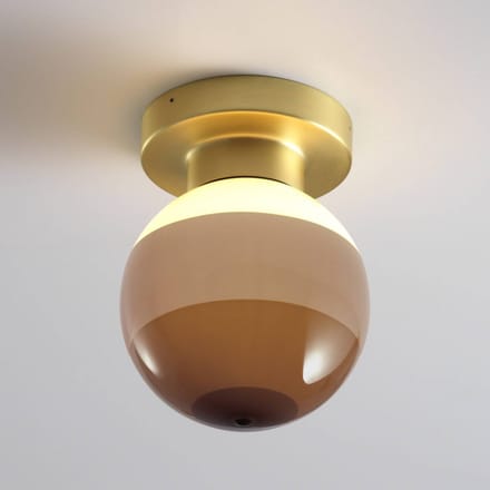MARSET LED wandlamp Dipping Light A2, bruin/messing